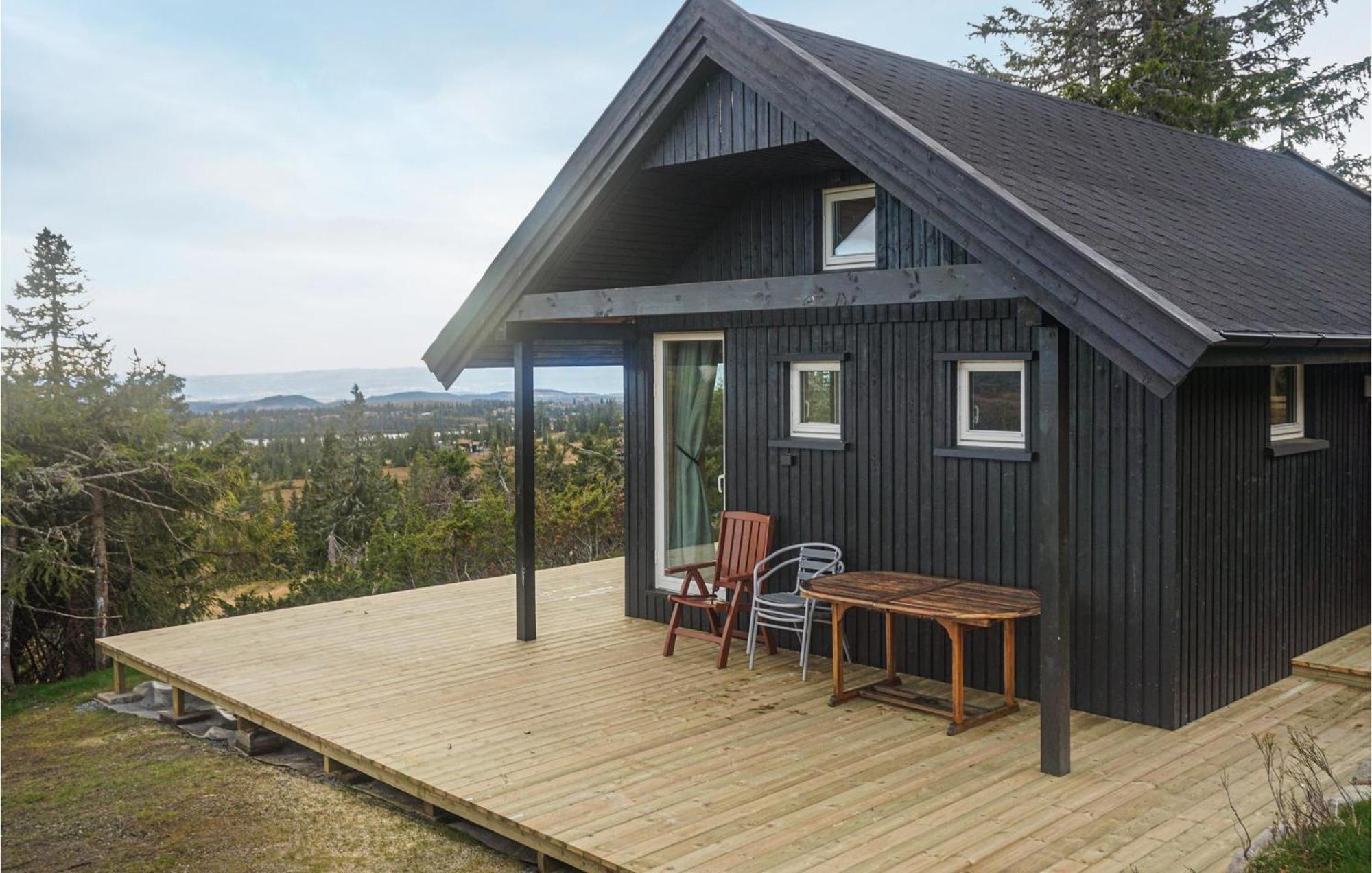 Amazing Home In Sjusjoen With Kitchen Esterno foto